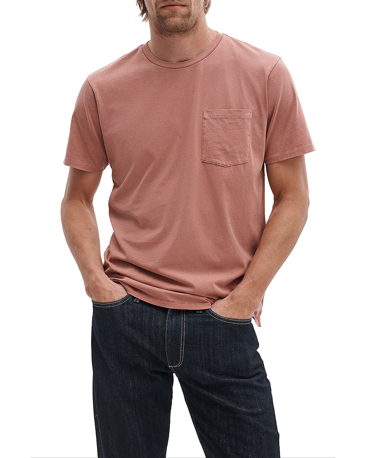 rag & bone Garment Dye Classic Pocket T-Shirt