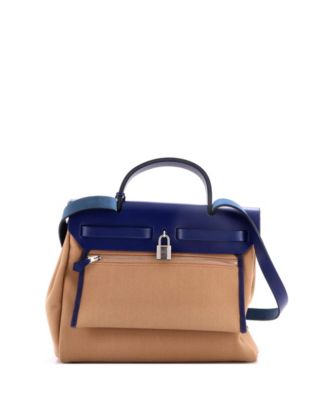 31 Herbag Zip Leather and Toile