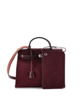 31 Herbag Zip Leather and Toile