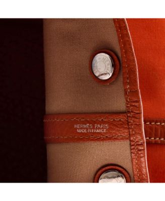 30 Garden Party Tote Toile and Leather