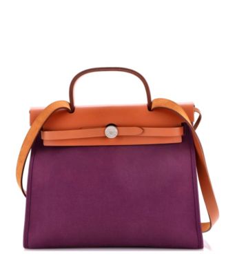 31 Herbag Zip Leather and Toile