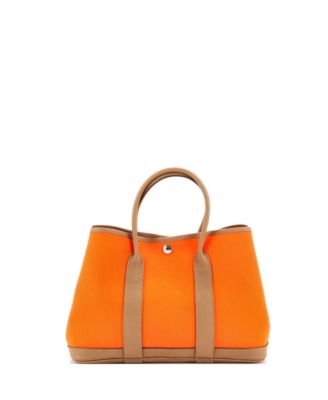 30 Garden Party Tote Toile and Leather