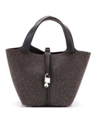 MM Picotin Lock Bag Felt with Leather