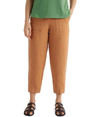 Seasalt Cornwall Saltings Linen Cropped Trousers