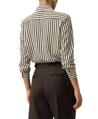 Striped Silk Shirt