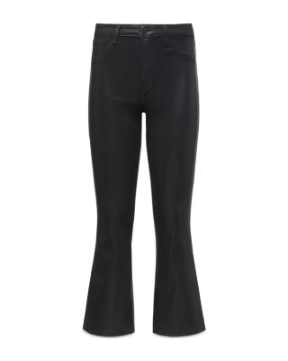 Kendra High Rise Cropped Flared Jeans in Driftwood