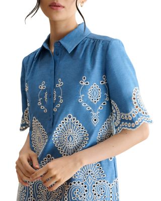 Daria Broderie Dress