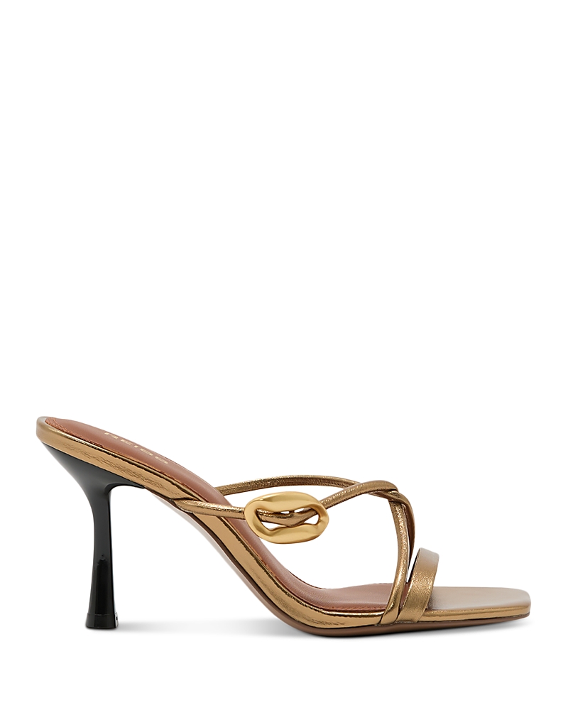 Reiss Women's Alex Metallic Sandals