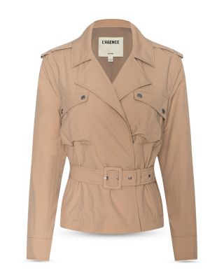 Calida Short Windbreaker Trench Jacket 