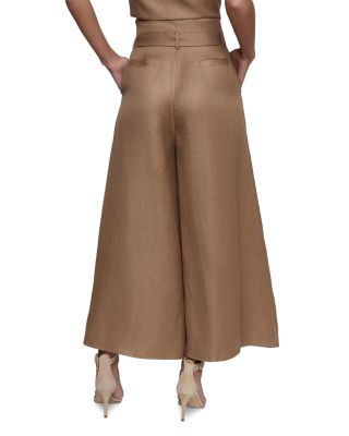 Lowen Paper Bag Waist Crop Pants