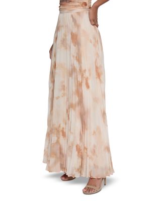 Rasha Shirred Tank Top & Torin Pleated Maxi Skirt