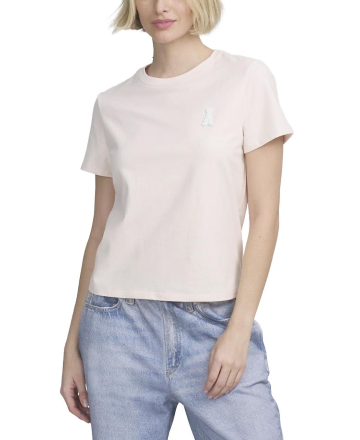Elle Collection Tee with Logo Applique