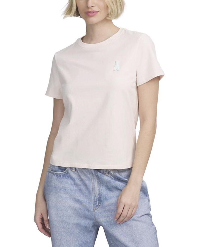 Elle Collection Tee with Logo Applique