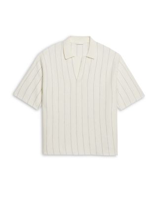 Short Sleeve Stripe Polo