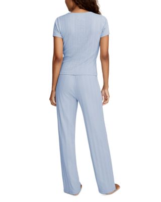 Pointelle Knit Pants