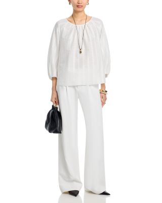 Blouson Sleeve Oversized Blouse