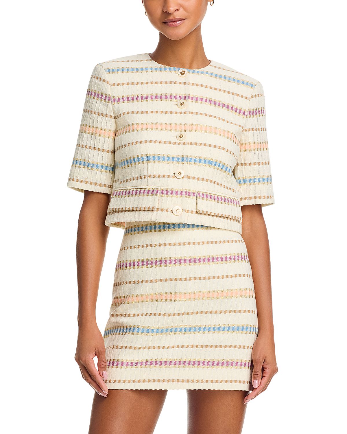 Veronica Beard Orville Cropped Jacket