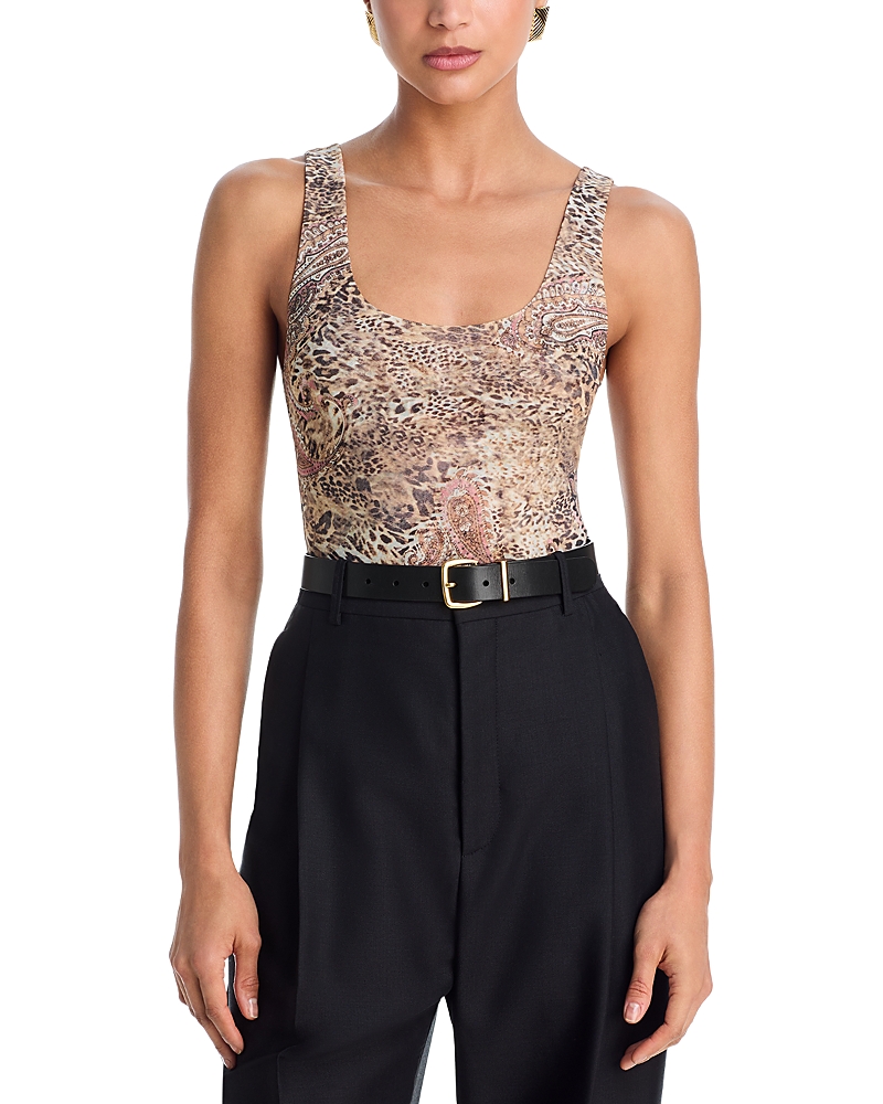 L'Agence Kalea Scoop Neck Tank Bodysuit