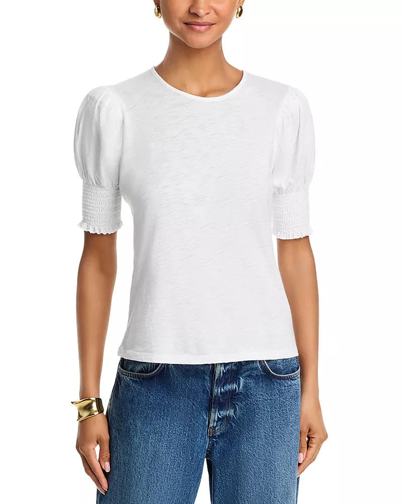 Velvet by Graham & Spencer Elbow Sleeve Crewneck Top