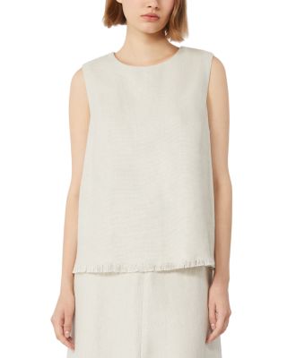 Smmanika Linen Blend Top