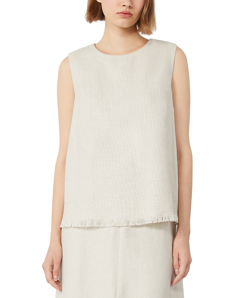 Max Mara Smmanika Linen Blend Top