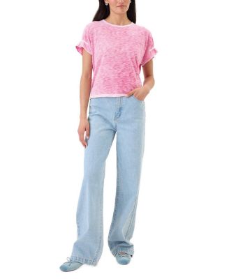 Coastal Sunwash Puff & Ruffle Sleeve Top