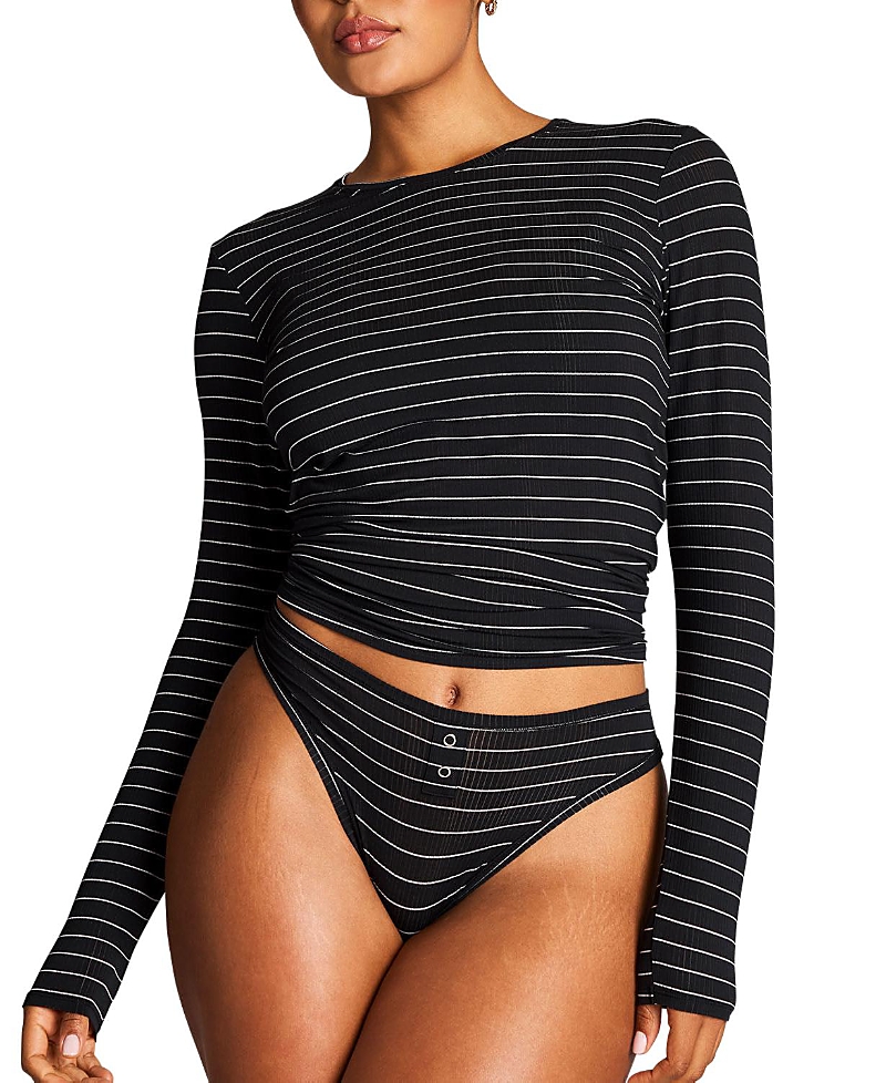 Negative Whipped Long Sleeve Top