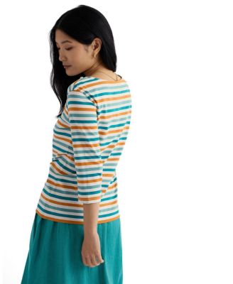  Women's Sailor Quarter Sleeve Top