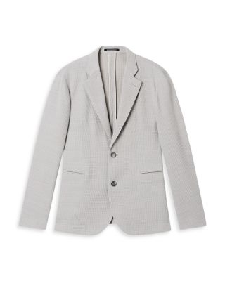 Regular Fit Waffle Effect Blazer