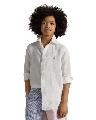 Polo Ralph Lauren Boys' Linen Shirt - Big Kid