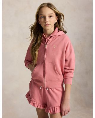 Girls' Terry Full Zip Hoodie - Big Kid