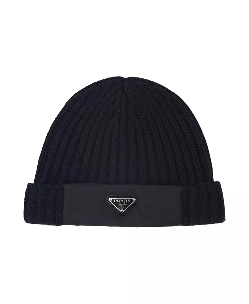 Prada Wool And Re-Nylon Beanie