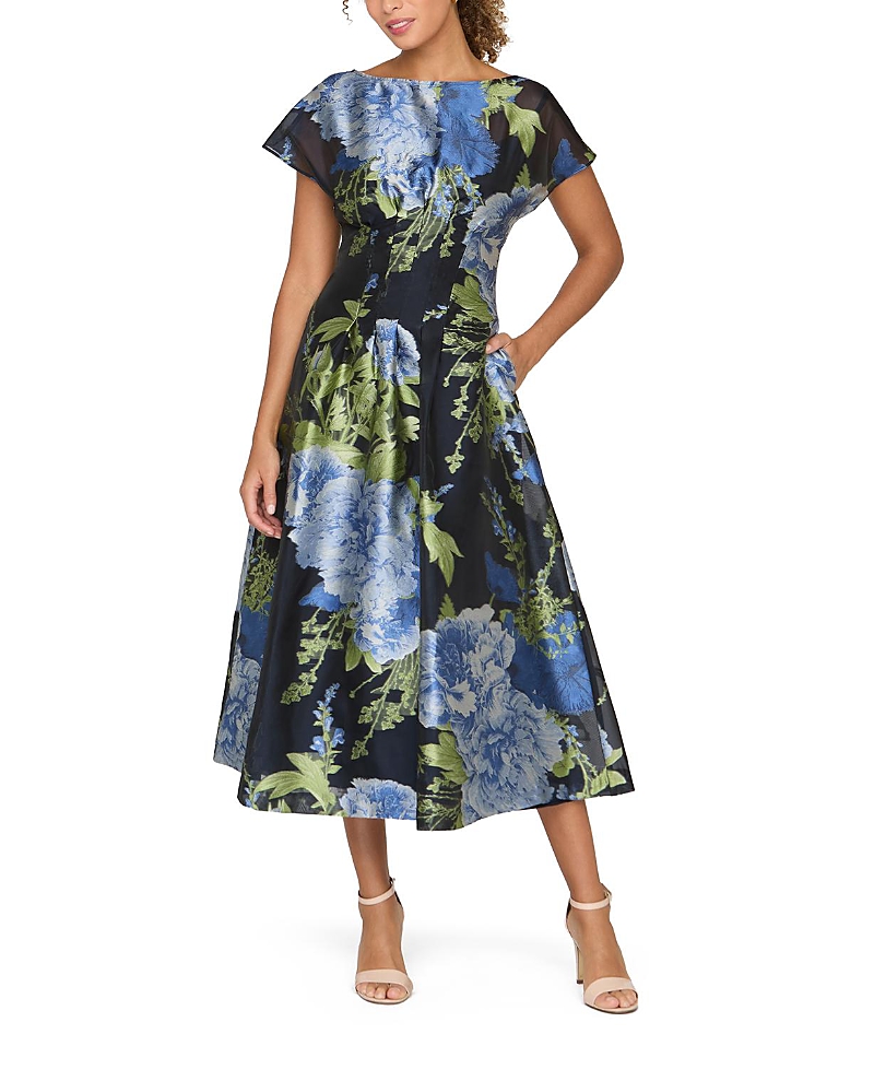 Kay Unger Florene Tea Length Dress