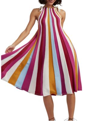 ladies rainbow dress Patti Dress in Rainbow Bright main image 0
