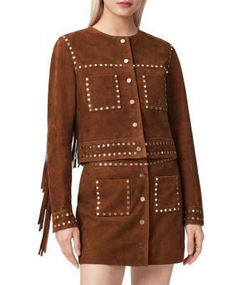 Alice Suede Trucker Jacket
