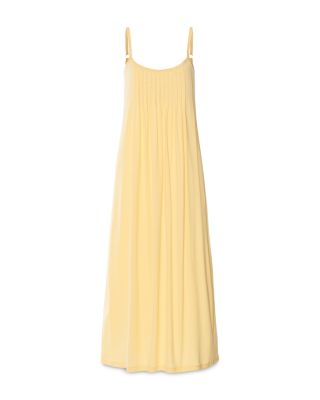 Juliet Pleated Long Spaghetti Gown