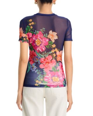 Eleanor Mesh Short Sleeve Tee