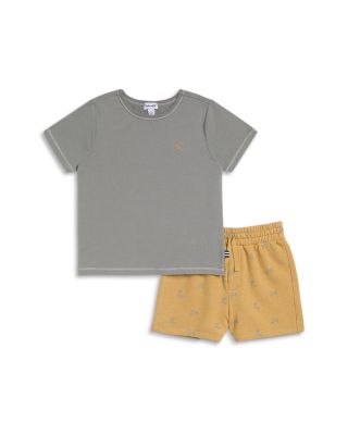 Boys' Palm Tree Toss Tee & Shorts Set - Little Kid