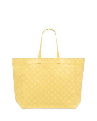 Lola Monogrammed Canvas Tote Bag