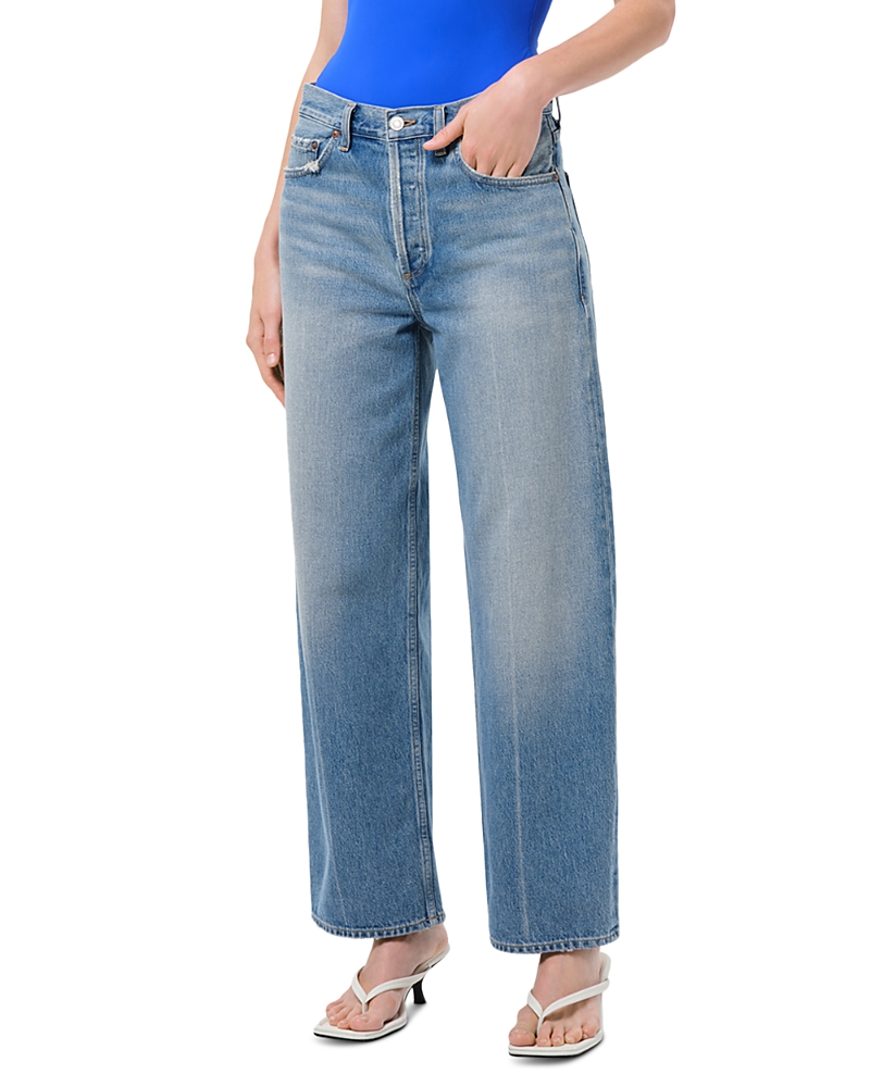Agolde Arc Loose Wide Jeans in Brink