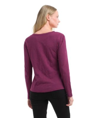  Long Sleeve Ruched Side Tee