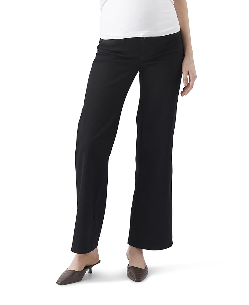 Ripe Maternity Kyle Wide Leg Jean in Black