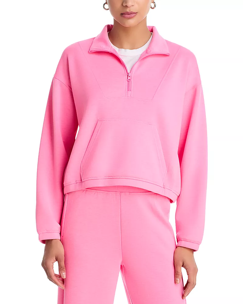 Vintage Havana Cloud Fleece Quarter Zip Sweatshirt