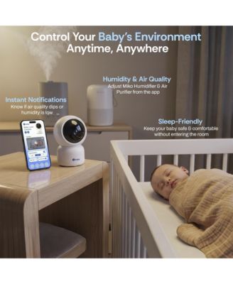 Luna 2K Wi-Fi Smart Baby Monitor with Night Vision