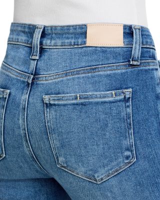 Petites High Rise Laurel Canyon Jeans in Monaco Mist