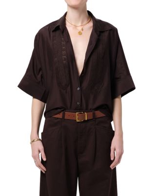 Claire Lace Trim Shirt