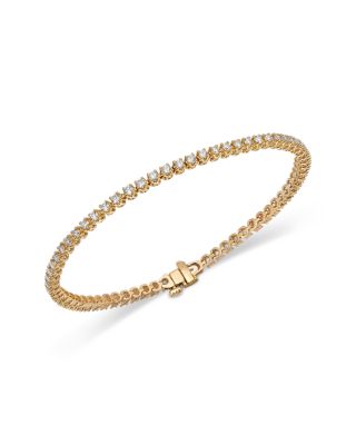 Diamond Tennis Bracelet in 14K Gold, 3.25 tcw