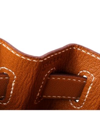 Kelly 28 Handbag Brown Madame with Palladium Hardware