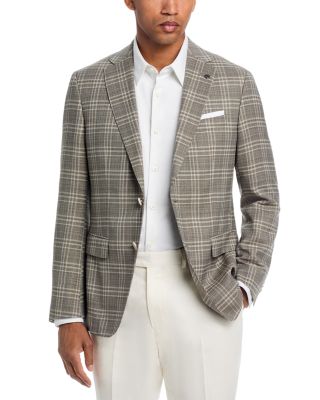 Slim Fit Check Blazer