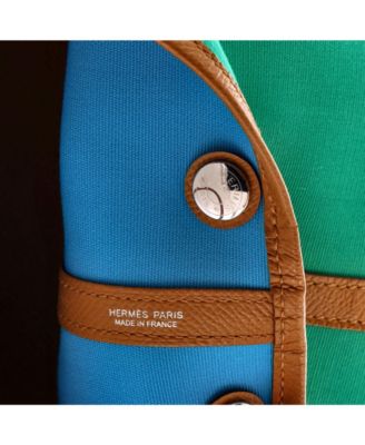 30 Garden Party Tote Toile and Leather